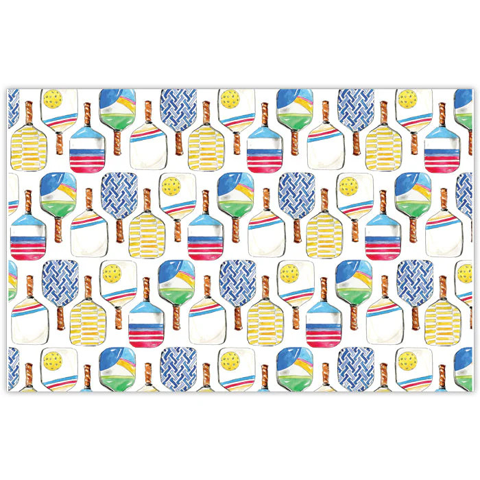 Pickleball Paddle Placemats | Rosanne Beck Collections