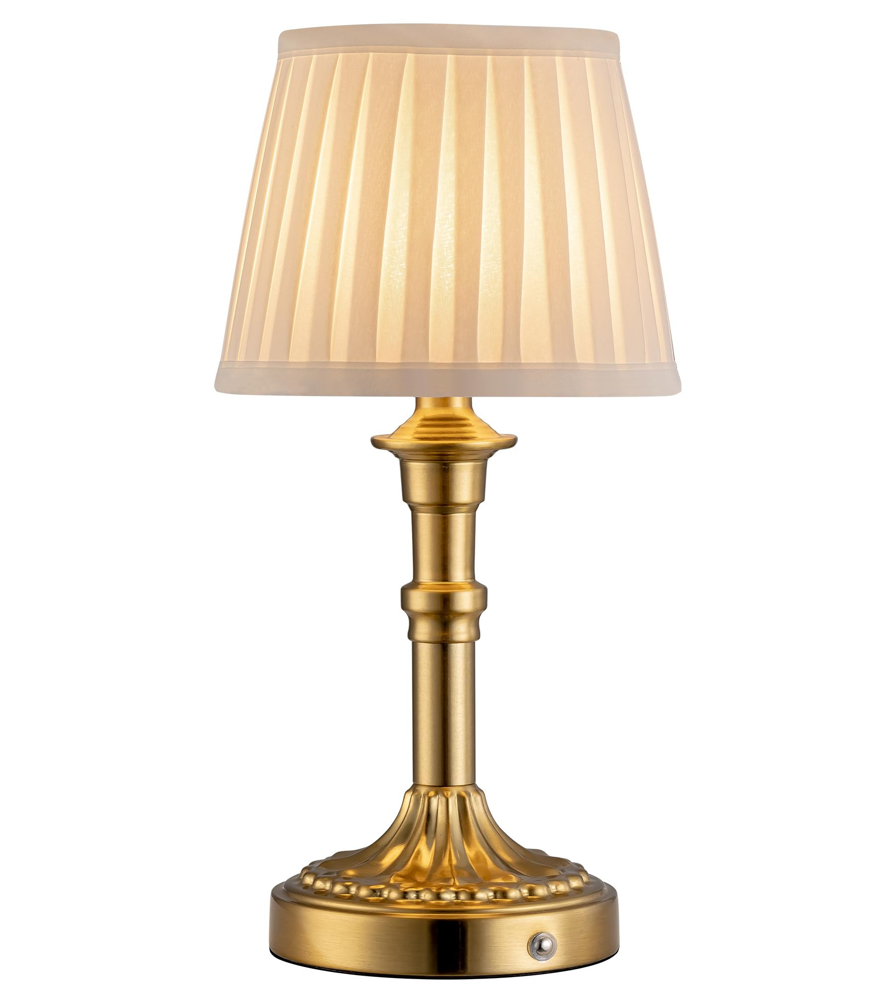 KDG Cordless Portables Table Lamp, LED Fabric Shade Small Desk Lamps, 4000mAh Battery Powered Lig... | Amazon (US)