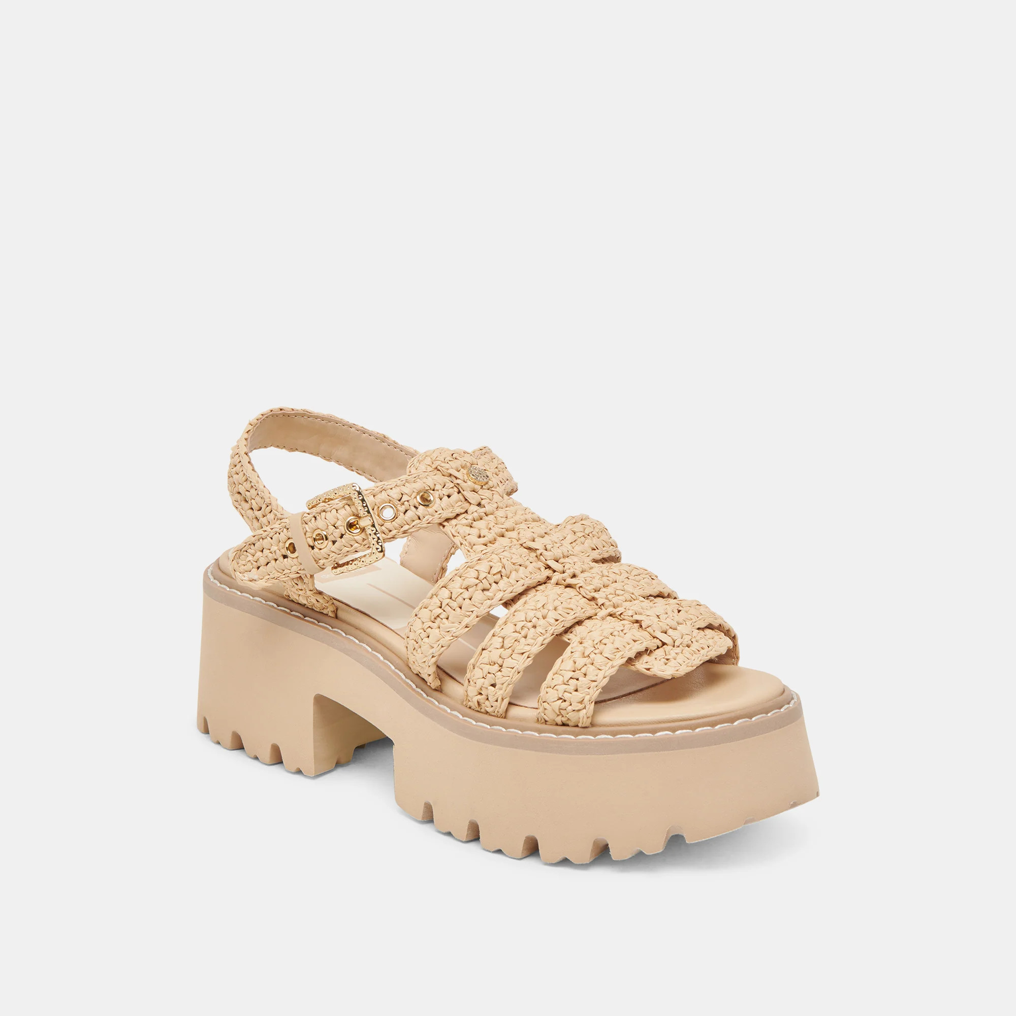 LATICE SANDALS LT NATURAL KNIT | DolceVita.com