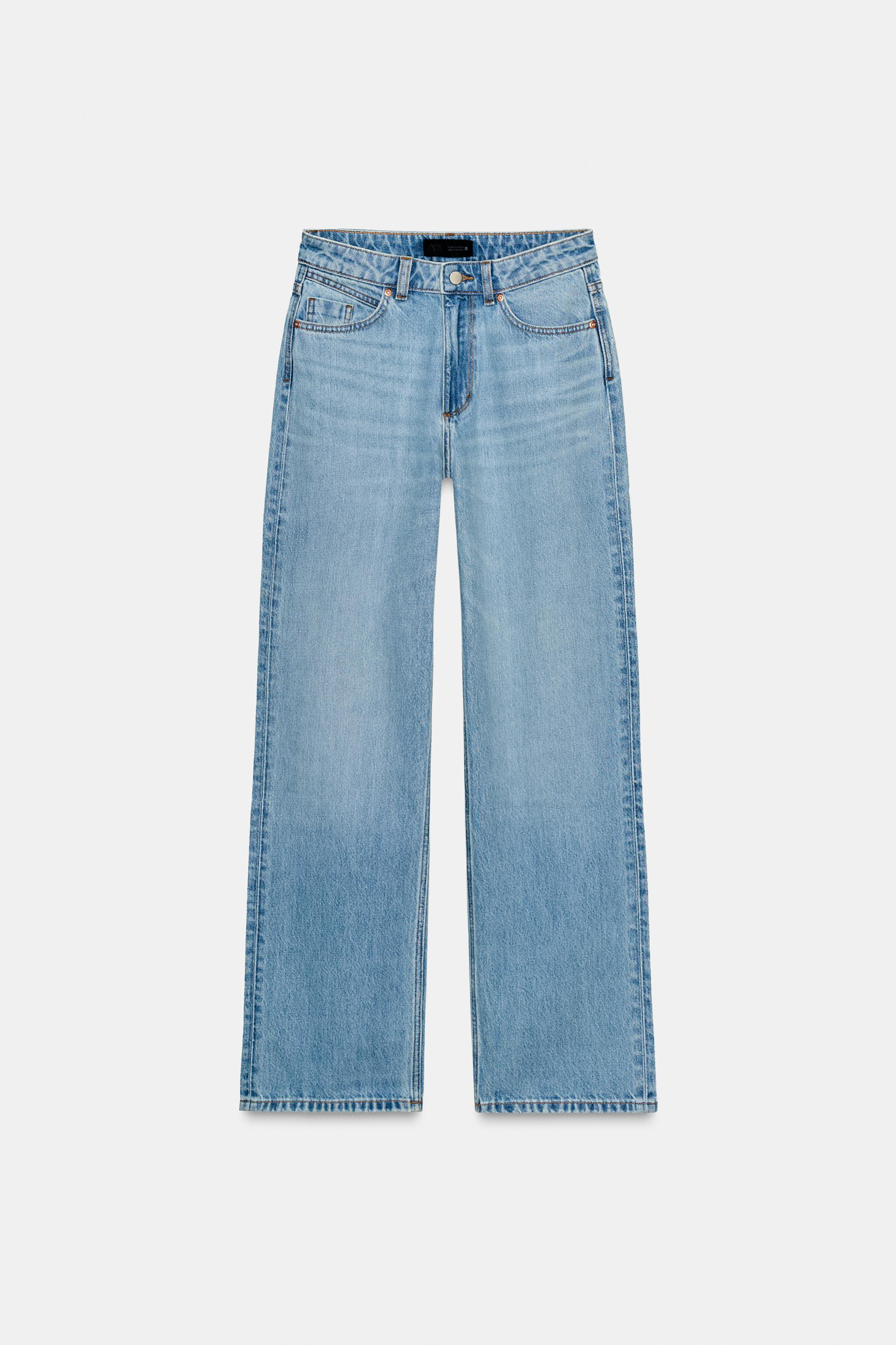 Z.03 STRAIGHT HIGH-WAIST LONG LENGTH JEANS | Zara UK