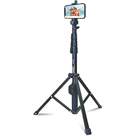62" Phone Tripod Accessory Kits, Aureday Camera & Cell Phone Tripod Stand with Wireless Remote and U | Amazon (US)
