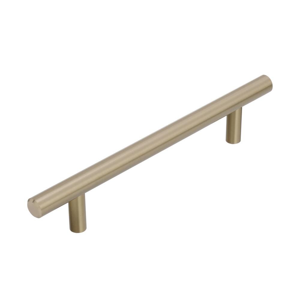 Bar Pulls 5-1/16 in (128 mm) Center-to-Center Golden Champagne Cabinet Drawer Pull | The Home Depot