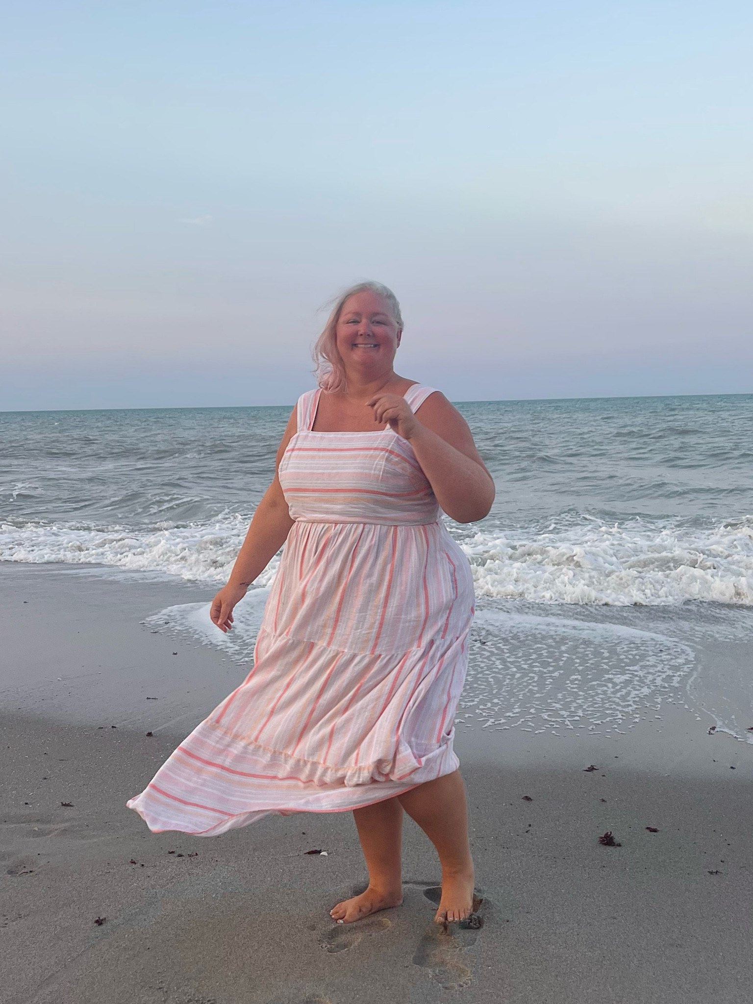 Catching the sunset in the perfect beachy dress! Wearing 2x (runs generous)

#LTKFindsUnder50 #LTKPlusSize