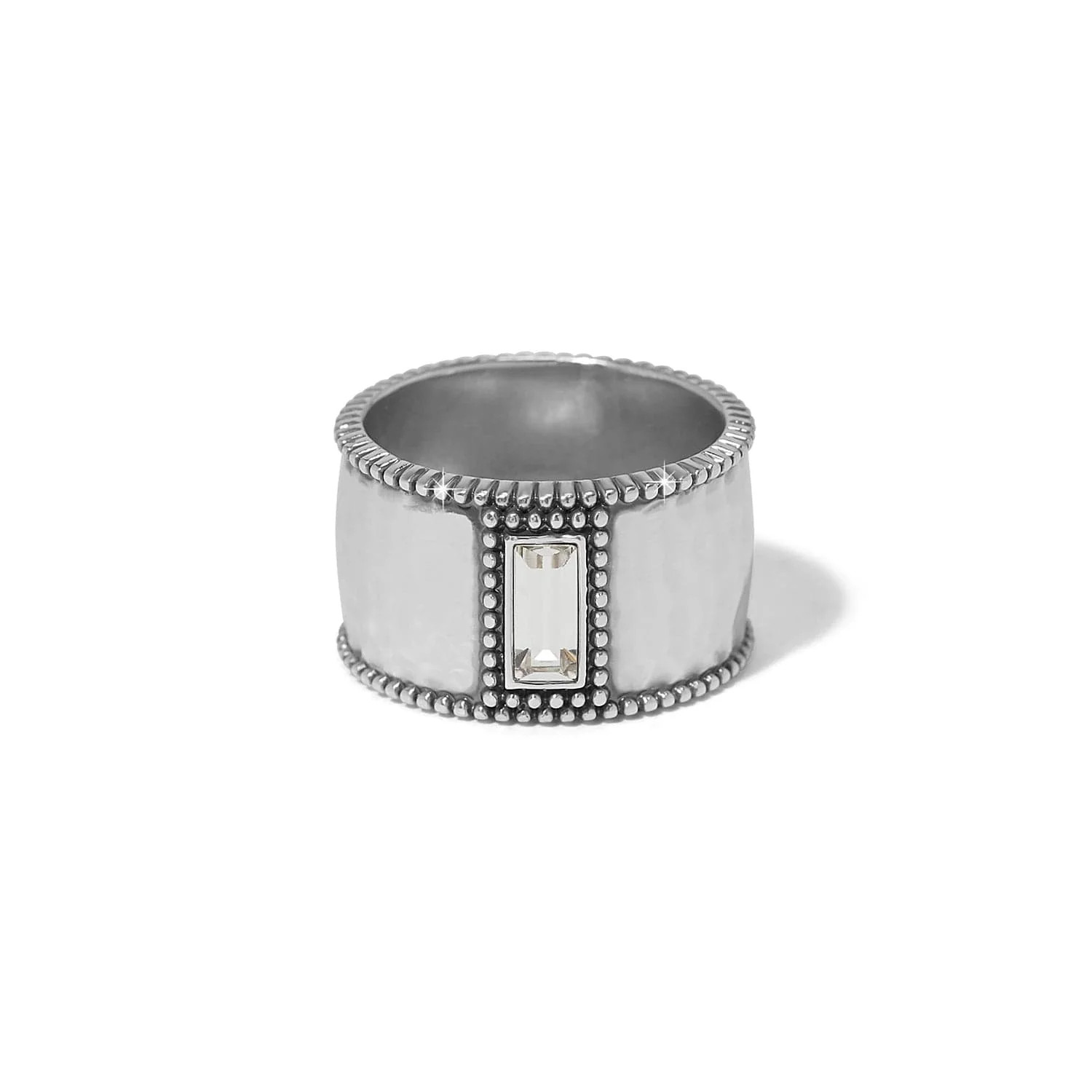Pretty Tough Gem Wide Band Ring | Brighton
