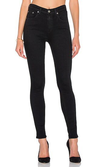 rag & bone/JEAN Dive Jean in Coal | Revolve Clothing