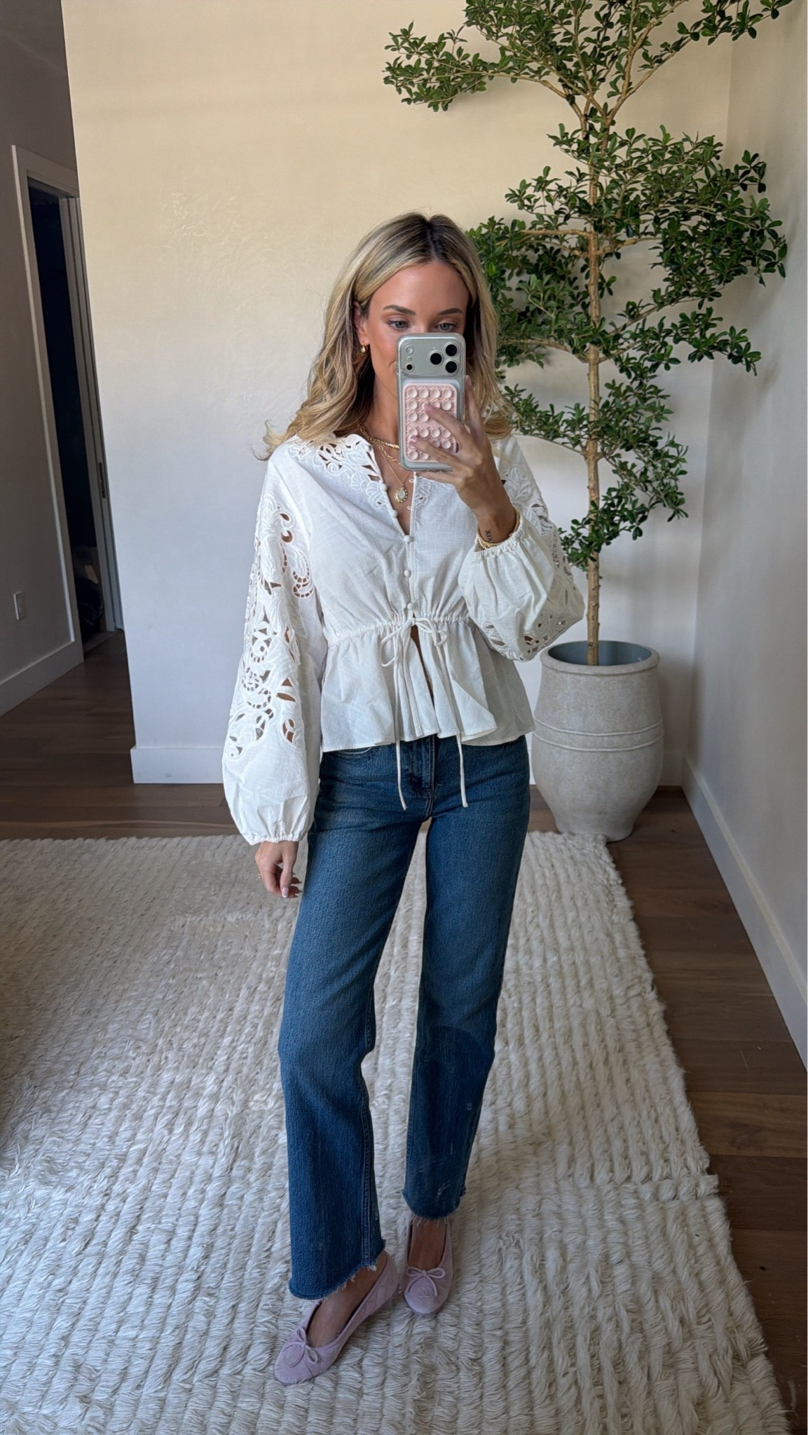Todays look 🫶
**the sleeves are itchy!! 😭

#LTKdayinmylife #LTKgrwm #LTKootd