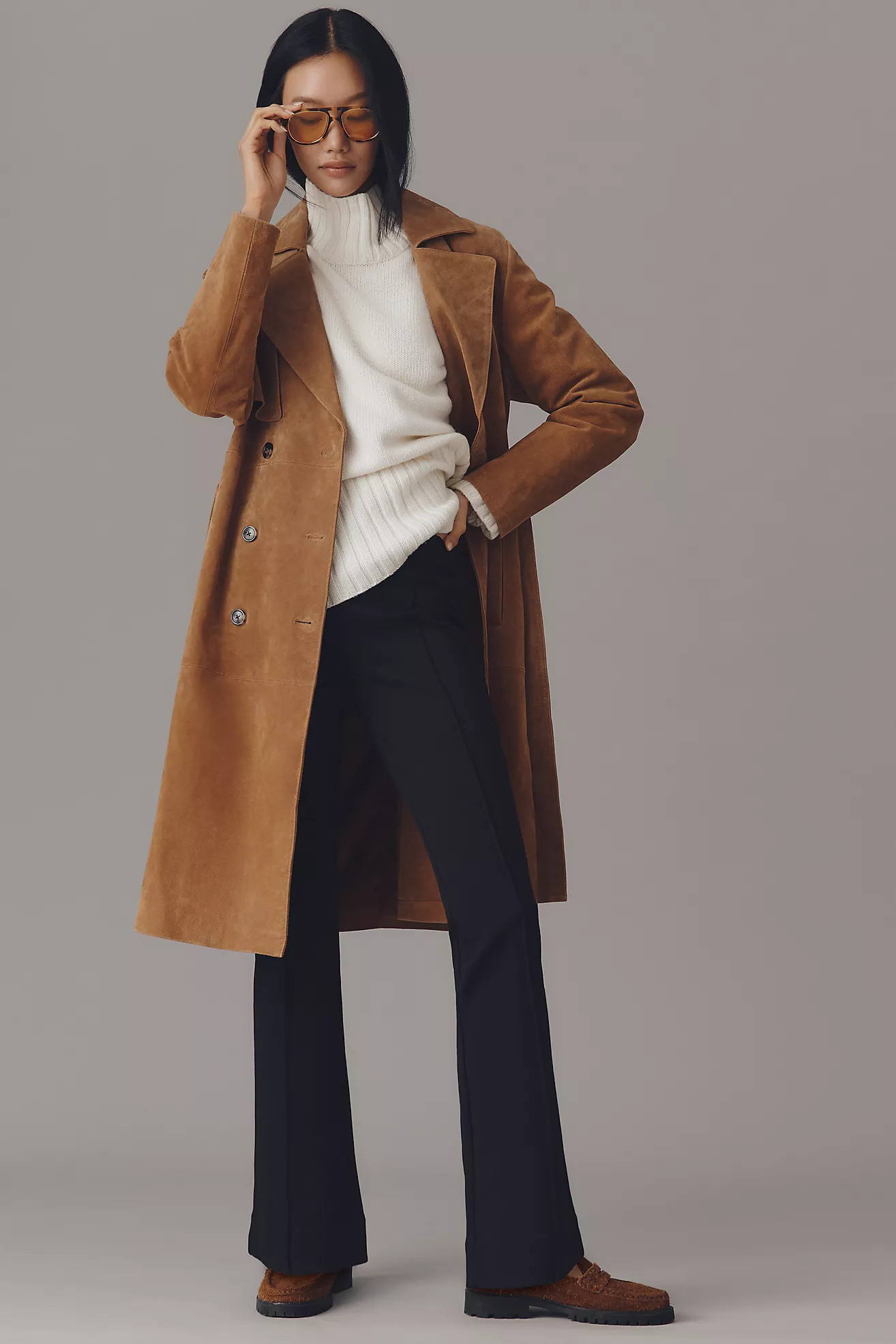 The Poppy Kick-Flare Full-Length Pull-On Pants by Maeve | Anthropologie (US)