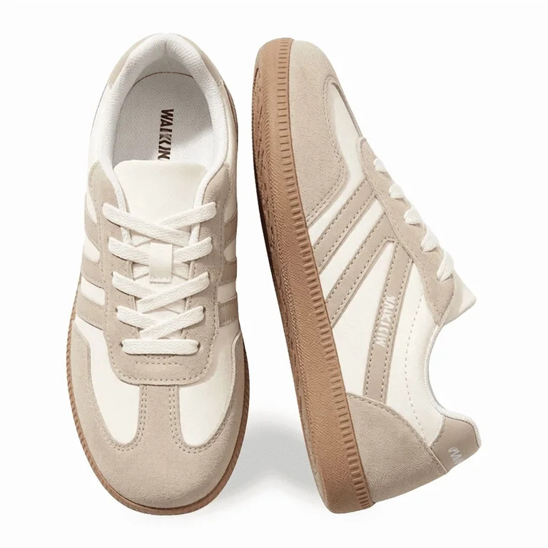 BERANMEY Women's Retro Fashion Sneakers Comfortable Casual Anti Slip Platform Low-Top Sneakers La... | Walmart (US)