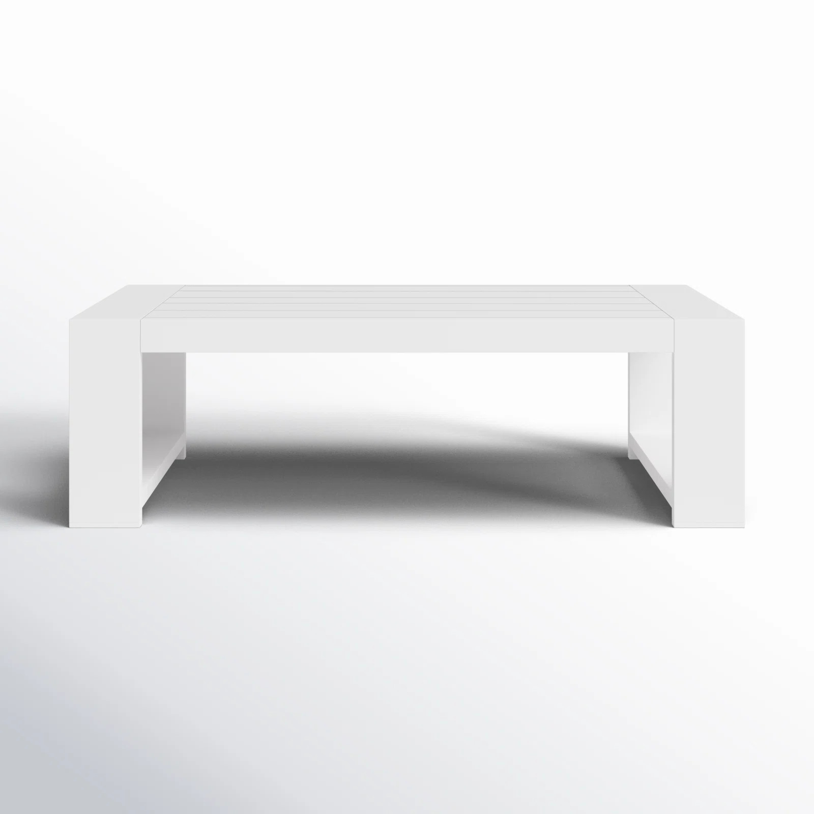 Hoyt 47.25” Outdoor Aluminum Coffee Table | Wayfair North America