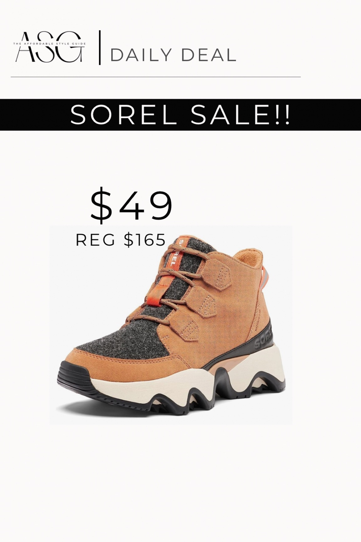 Major off season sale on these Sorel boots! 

#LTKSummerSales #LTKSaleAlert #LTKFindsUnder50
