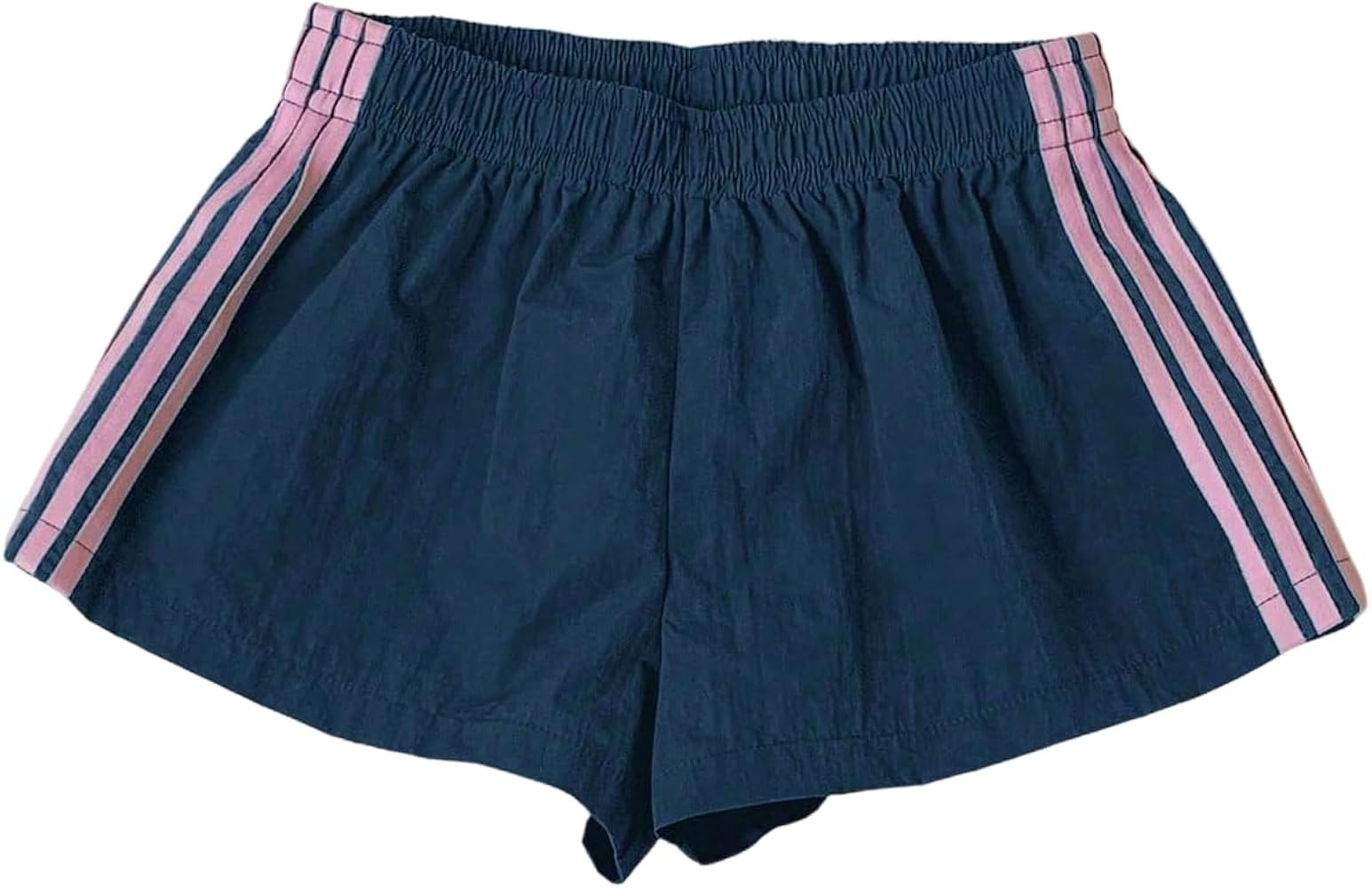 BEAUDRM Women's Summer Striped Shorts Basketball Boxer Track Shorts Y2k Casual Lounge Short | Amazon (US)
