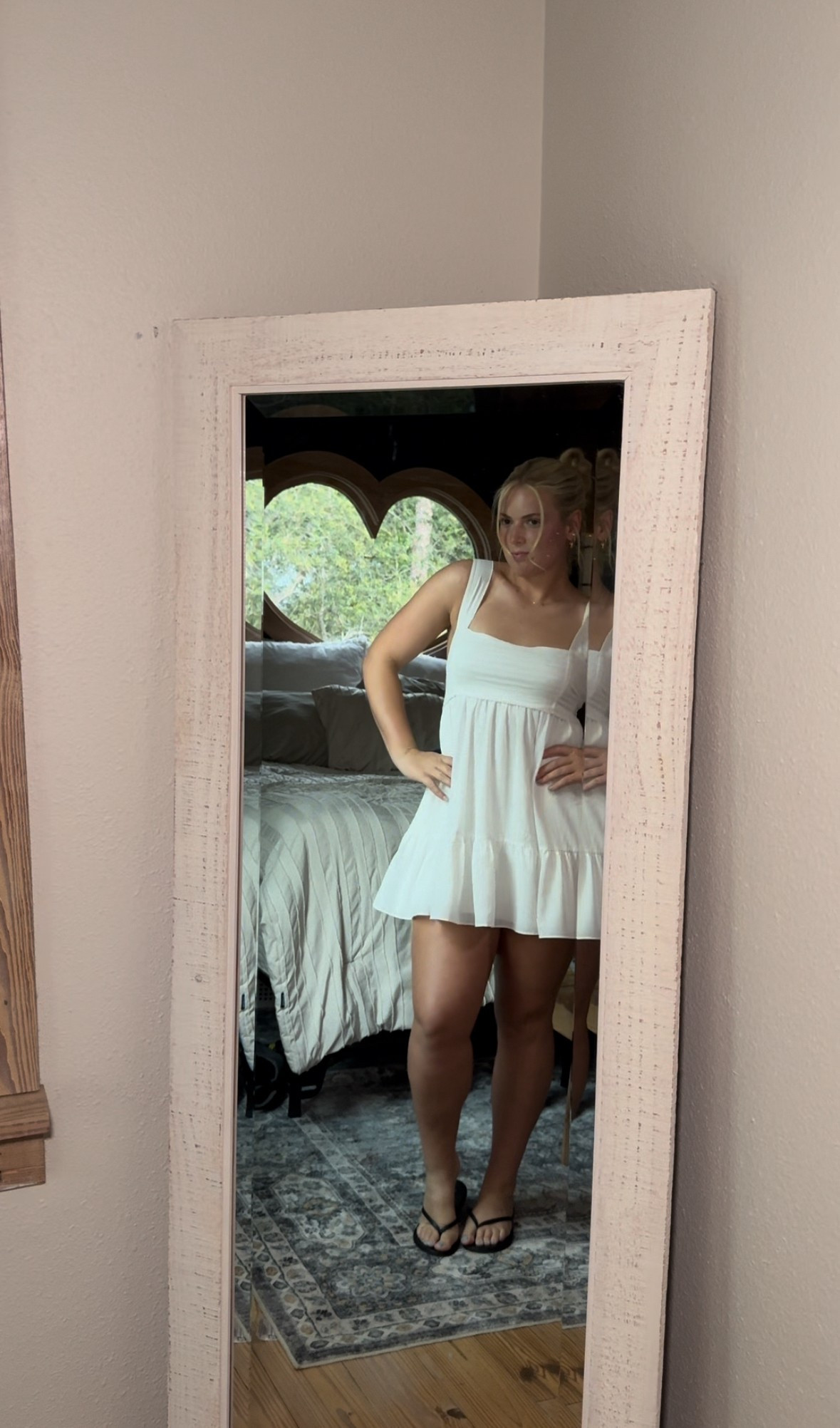 comfy white dress 