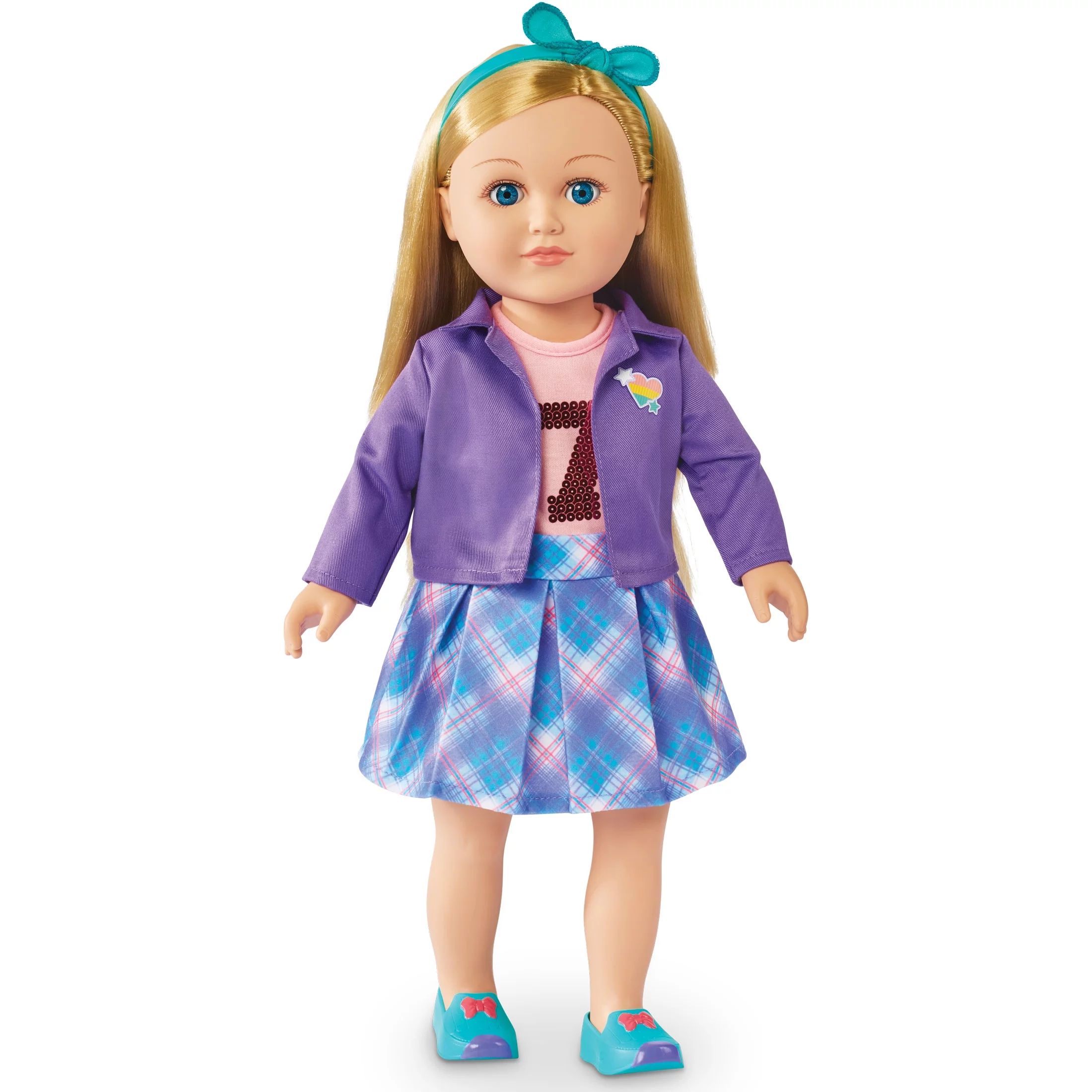 My Life As Eva Posable 18 inch Doll, Blonde Hair, Blue Eyes | Walmart (US)