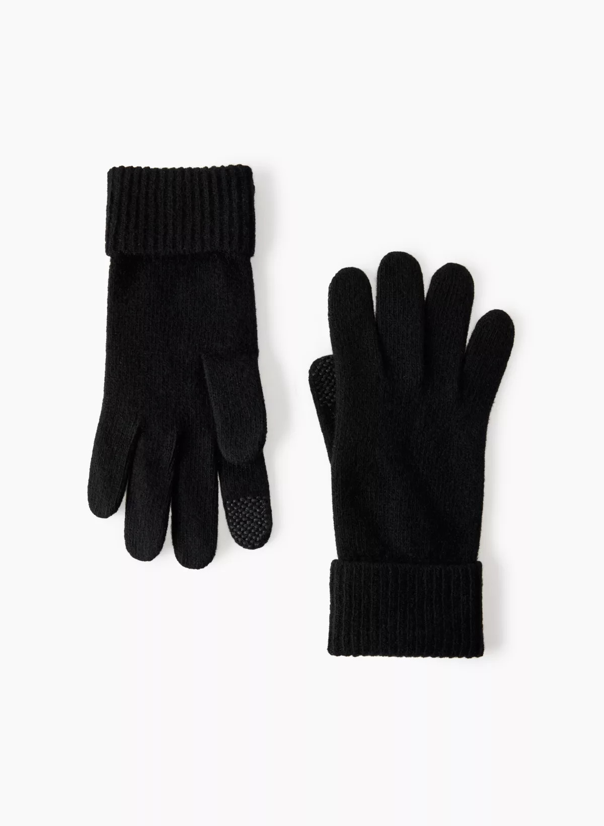 NEW CUFFED TECH CASHMERE GLOVES | Aritzia