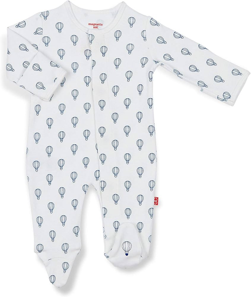 Magnetic Me Footie Pajamas - 100% Organic Cotton Baby Pajamas - Quick Magnetic Fastener Sleeper f... | Amazon (US)