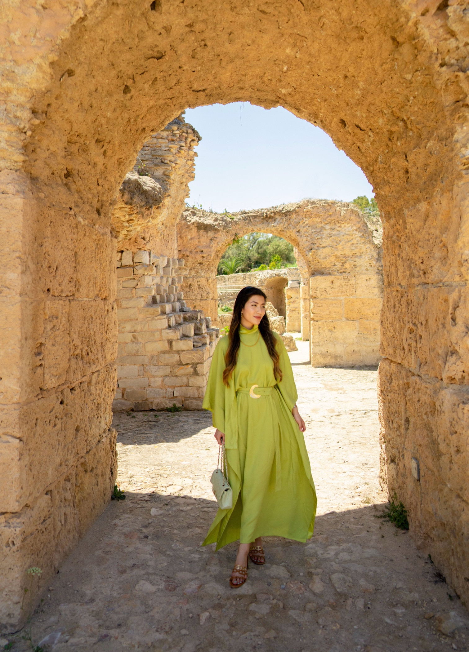 🔍 Kaftan, summer outfit, summer dress, green dress, belted dress, flowing dress, Chanel bag, Chanel classic flap, green outfit, modest dressing, conservative dress, holiday outfit, vacation style

#LTKeurope #LTKMostLoved #LTKSeasonal