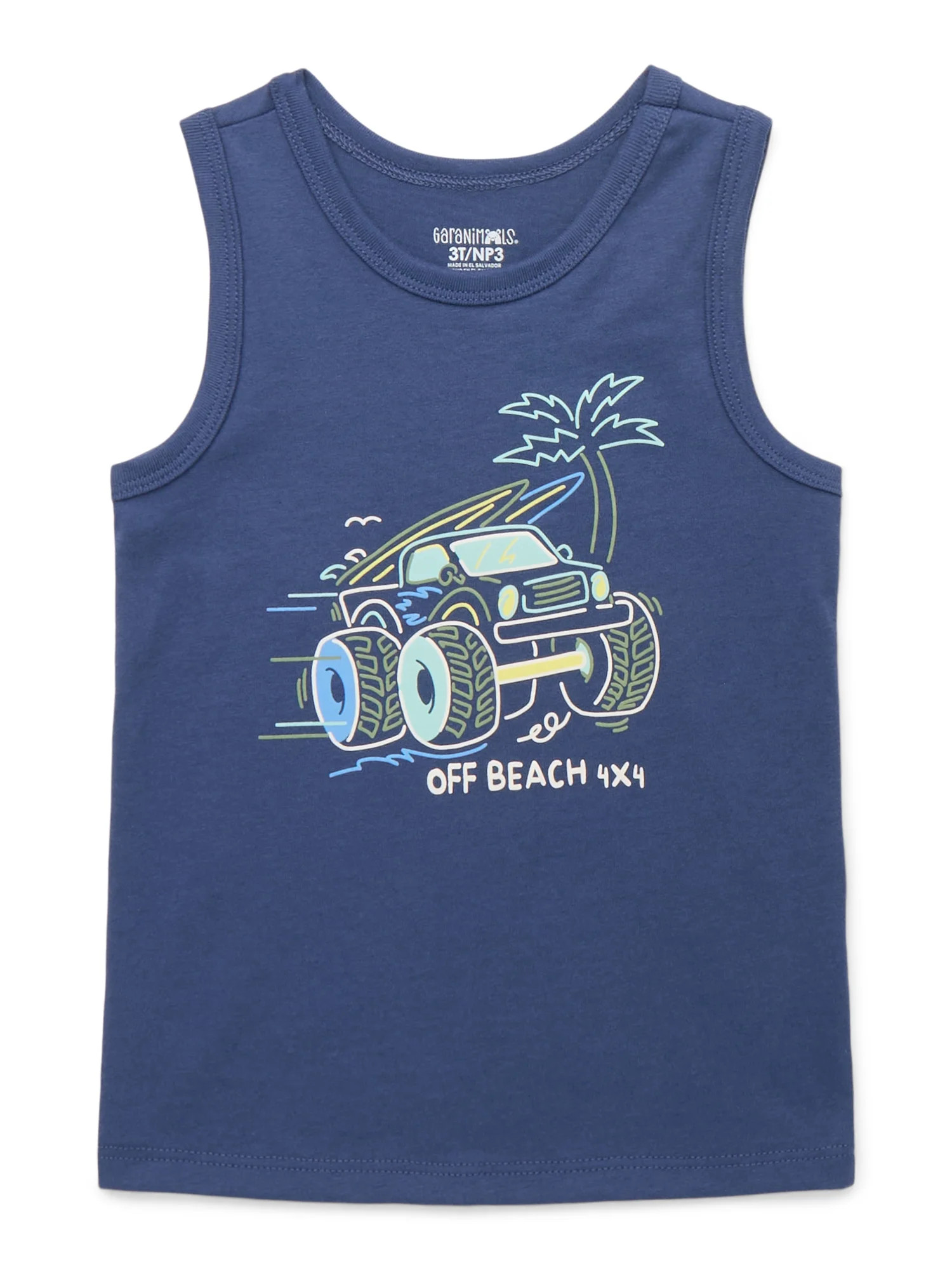 Garanimals Toddler Boys Graphic Jersey Tank Top, Sizes 18M-5T | Walmart (US)