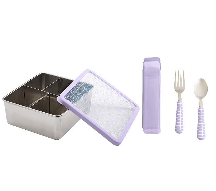 Spencer Stainless Steel Bento Food Storage Bundle, Set of 2 | Pottery Barn Kids