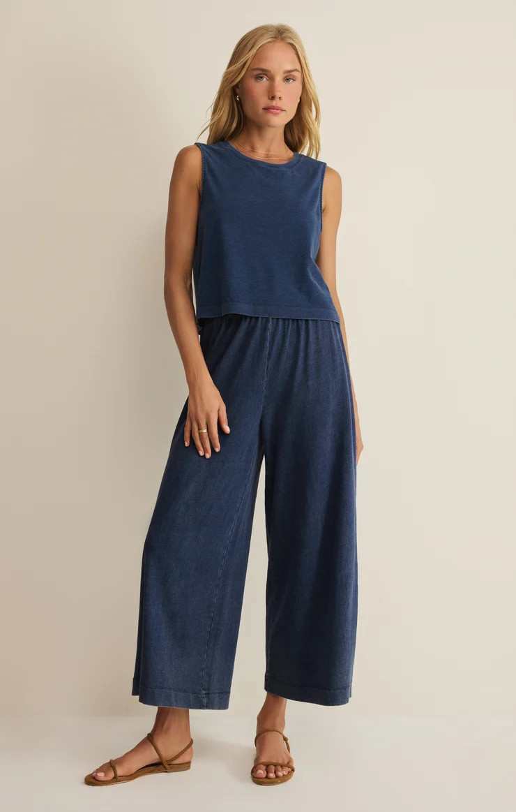 Sloane Jersey Denim Muscle Tank | Z Supply