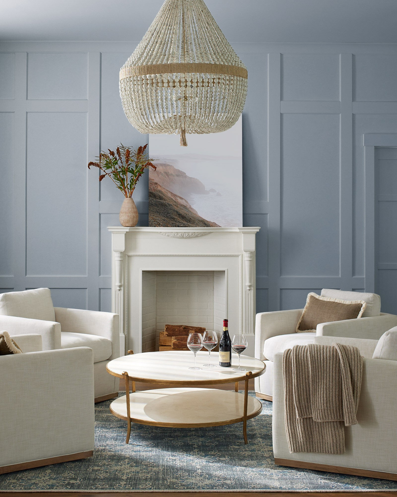 St. Germain Stone Coffee Table | Serena and Lily