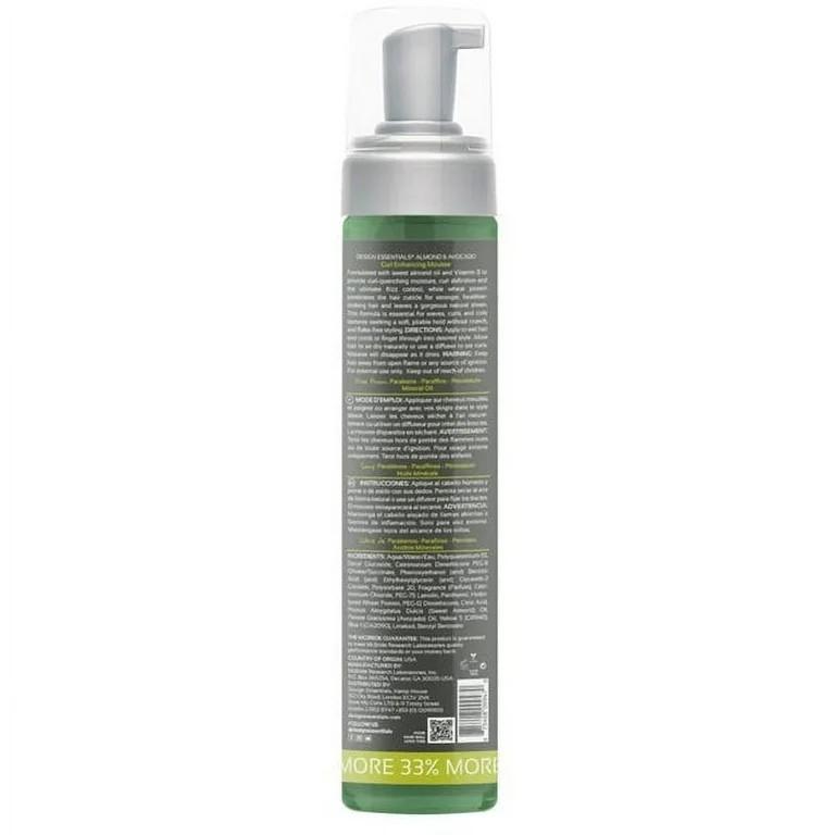 Design Essentials Almond & Avocado Curl Enhancing Mousse 10 fl oz., Unisex | Walmart (US)