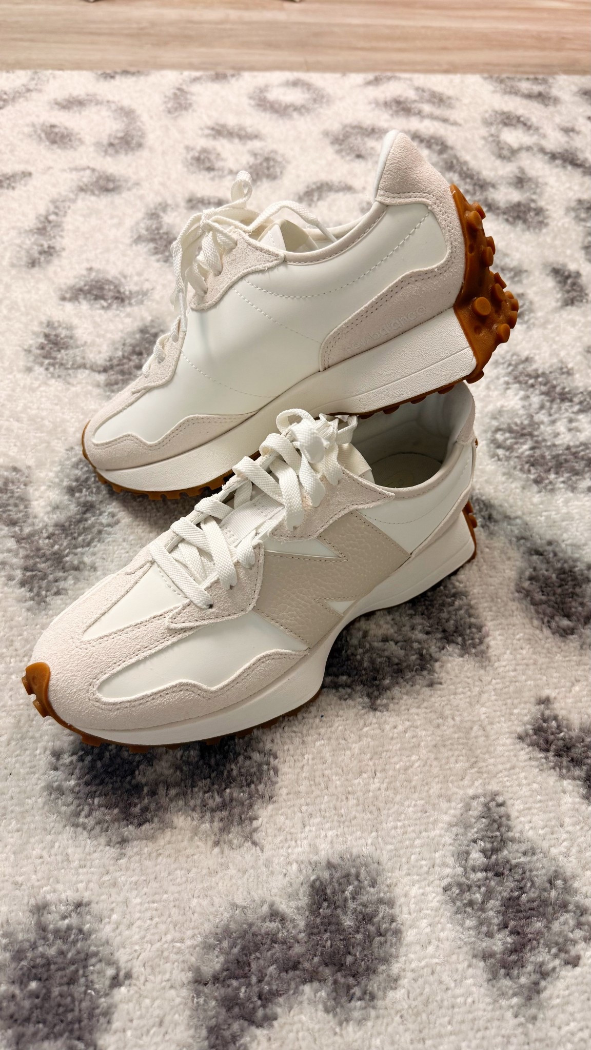 New Balance sneakers I’ve been wearing nonstop 🤍

Such a good neutral everyday sneaker. They go with leggings, denim, or casual outfits and the gum sole detail is so cute.👟

#LTKmomlife #LTKOver40 #LTKActive