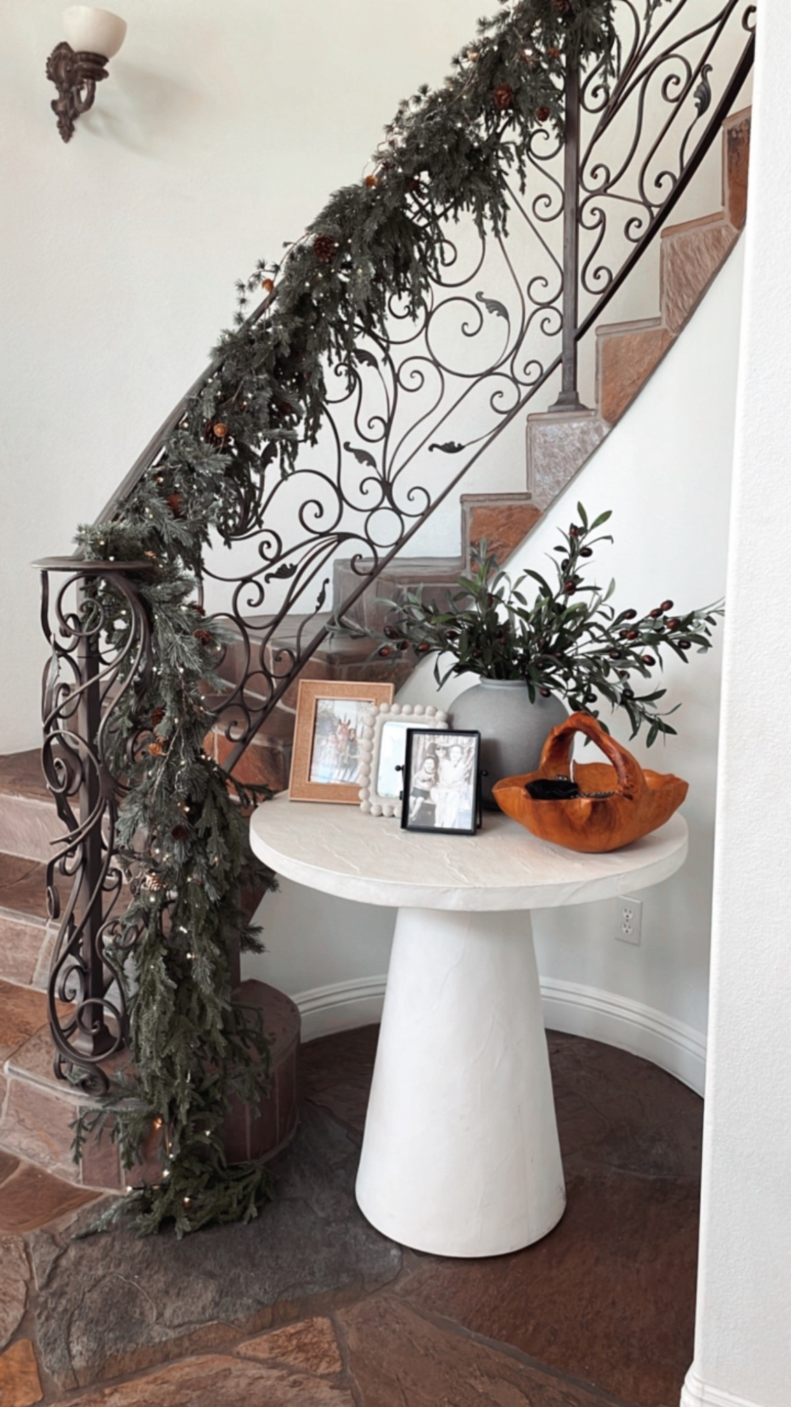 Glad I put up banister garland this year! This is 3 layers of garland. 😮

Maybe next year I’ll add some bows or ornaments. 

#christmas #decor #holidayparty 

#LTKHome #LTKHoliday #LTKFindsUnder100