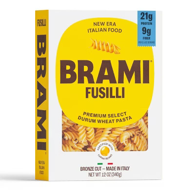 Brami Semolina Lupini Pasta Fusilli - 12oz | Target