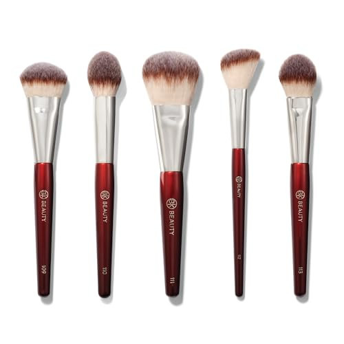 BK BEAUTY - CORE LINE EXTENSION FACE SET (5PC) - Professional Makeup Brush Set for Liquid, Cream & Powder | Premium Makeup Brushes for Flawless Application | Amazon (US)