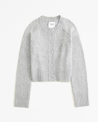 Crew Button-Up Cardigan | Abercrombie & Fitch (US)
