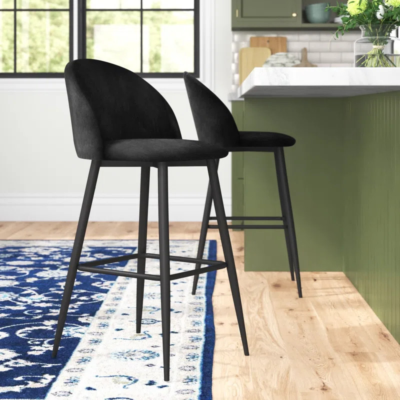 Milliner 27.6" Bar Stool (Set of 2) | Wayfair North America