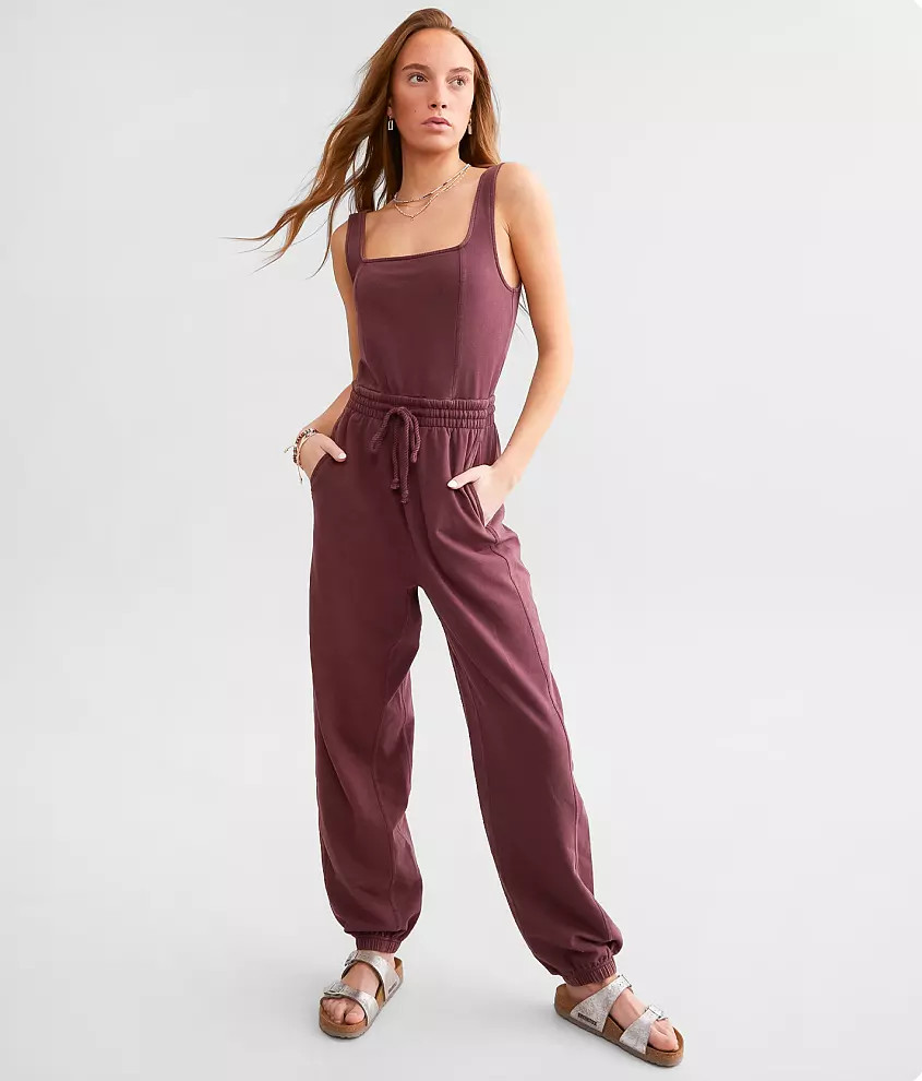 Washed Knit Jumpsuit | Buckle