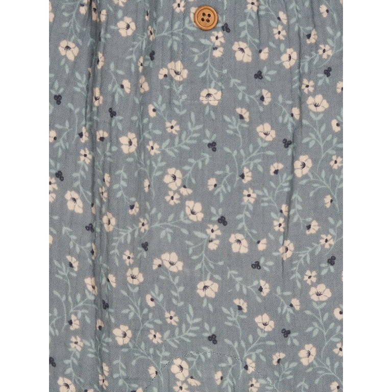 Modern Moments by Gerber Baby Girl Long Leg Romper, Sizes 0/3 Months - 24 Months | Walmart (US)
