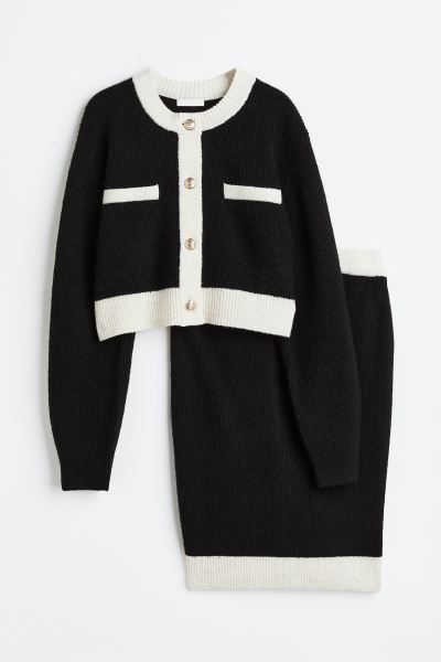 MAMA 2-piece Rib-knit Set | H&M (US + CA)