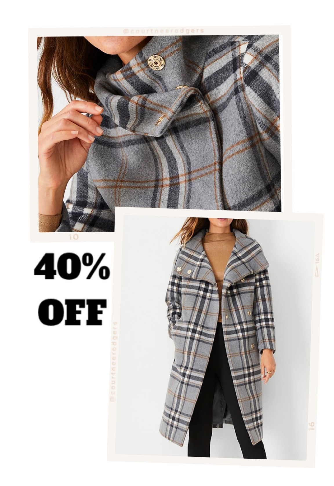Plaid coat 40% off! Code: BRIGHT 💗

Ann Taylor, Black Friday, Women’s coats, holiday styles

#LTKsalealert #LTKSeasonal #LTKHoliday
