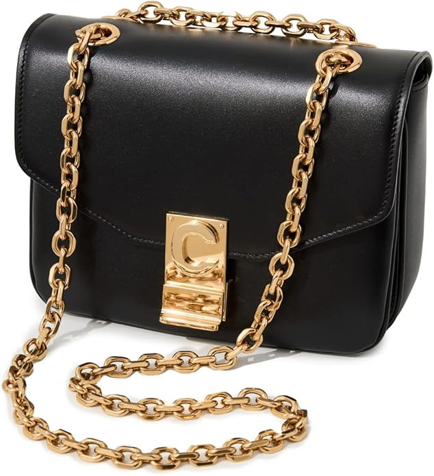 Celine Women's Pre-Loved Chain C Shoulder Bag | Amazon (US)