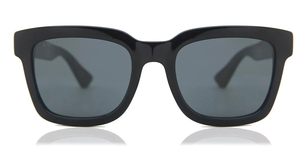Gucci GG0001SN 001 Men's Sunglasses Black Size 52 - Free RX Lenses | SmartBuyGlasses Global