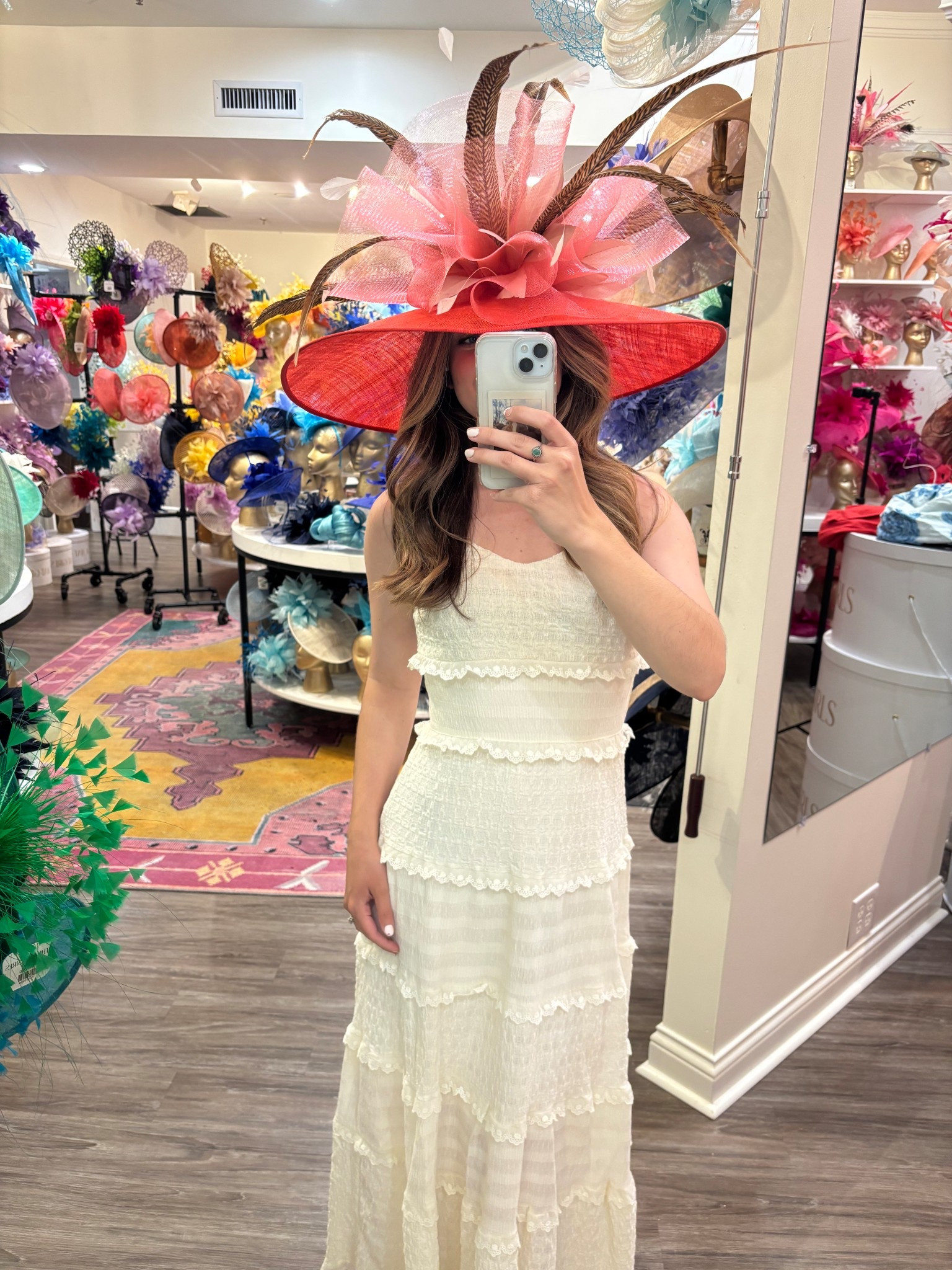 Like I mean STUNNING whole store to myself to play dress up!! Just me and the two hat girl! Felt like 2016 when I started working for them with just us three in the shop 😂 now they’re styling celebrities, real house wives, and country music familiar faces! Soo insanely proud of them

#LTKdayinmylife #LTKootd #LTKgrwm