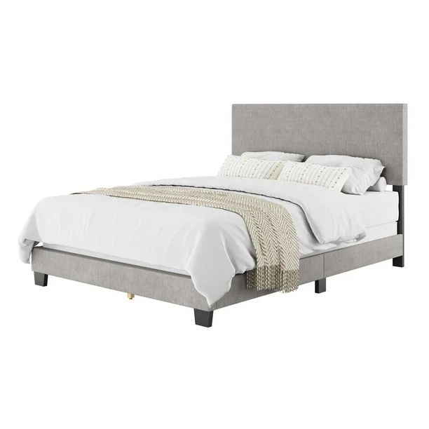 Celeste Modern Upholstered Queen Bed Frame with Headboard | Walmart (CA)