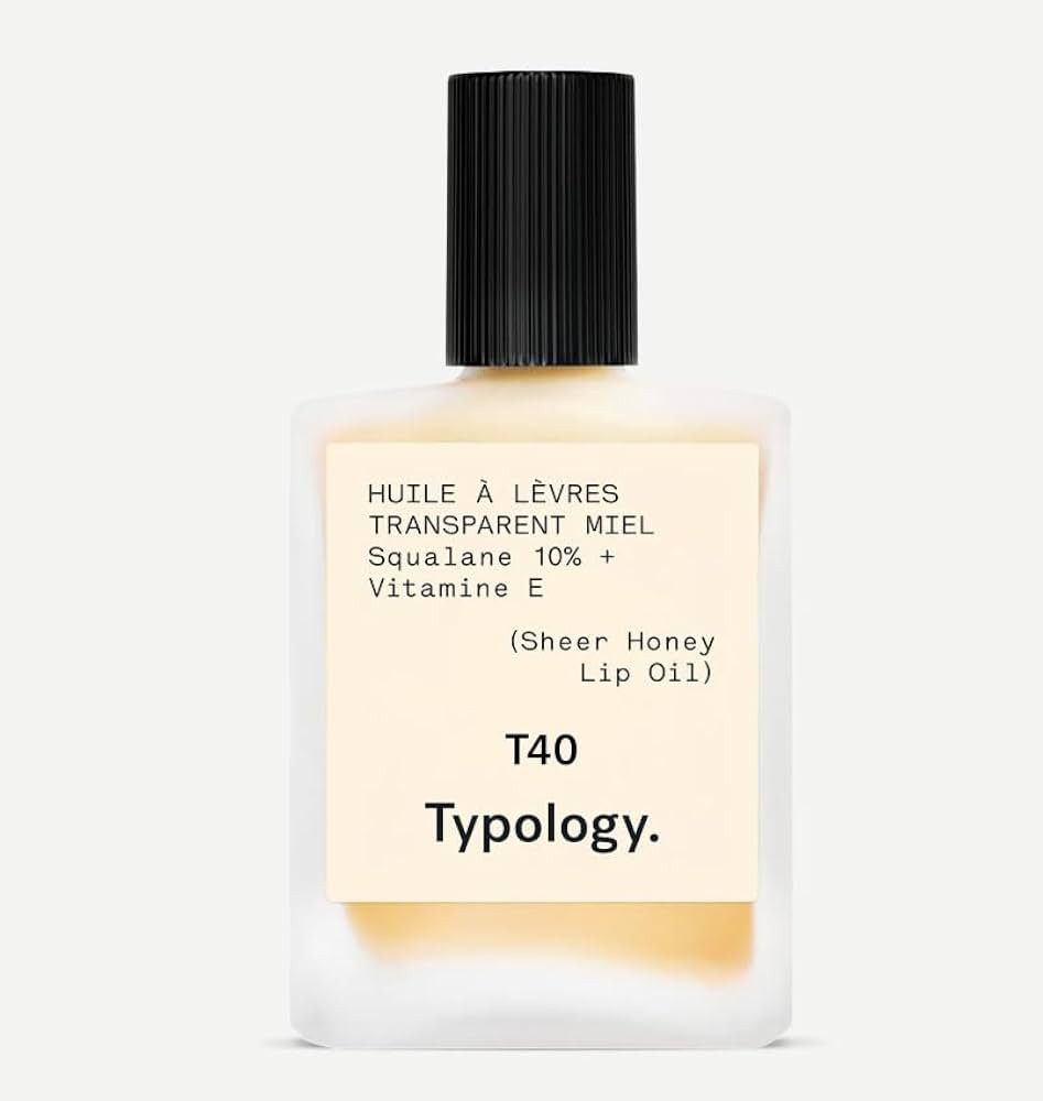 Typology T40 Tinted Lip Oil Squalane 10% + Vitamin E - Sheer Honey | Amazon (US)