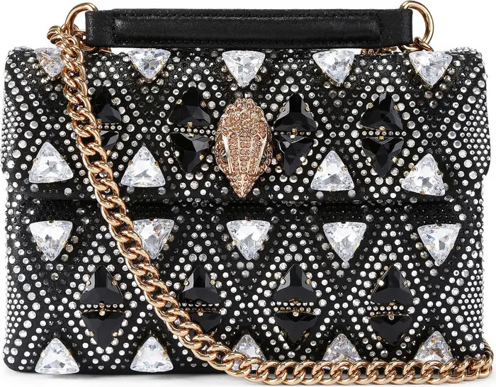 Kurt Geiger London Medium Kensington Crystal Embellished Shoulder Bag | Nordstrom | Nordstrom