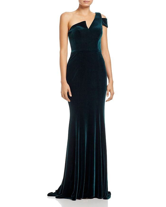 Velvet One-Shoulder Gown - 100% Exclusive | Bloomingdale's (US)