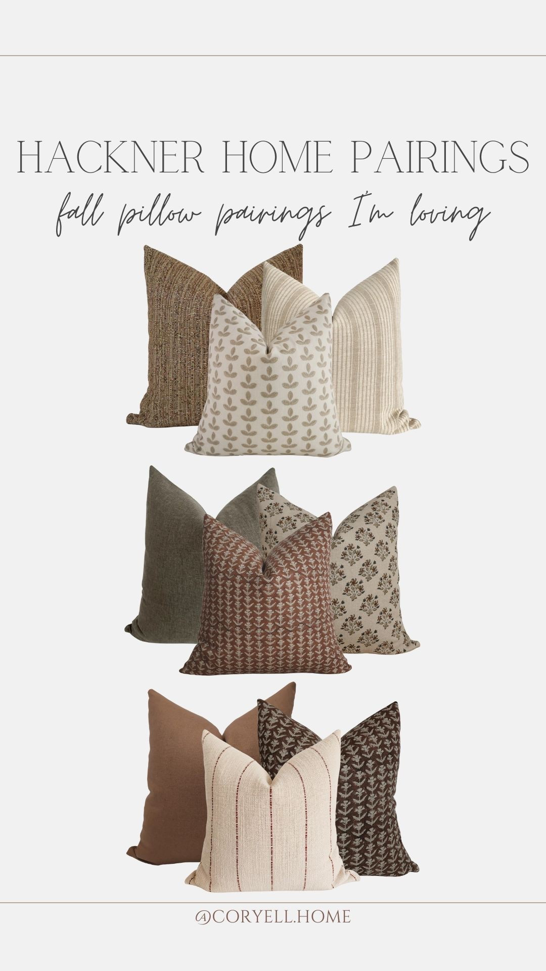 Hackner Home is my go to for throw pillow covers! High quality, gorgeous patterns and prints, and they pair effortlessly with each other. Use code STYLE15 to save 15% off order of $199 or more! 

#LTKHome #LTKStyleTip #LTKSaleAlert