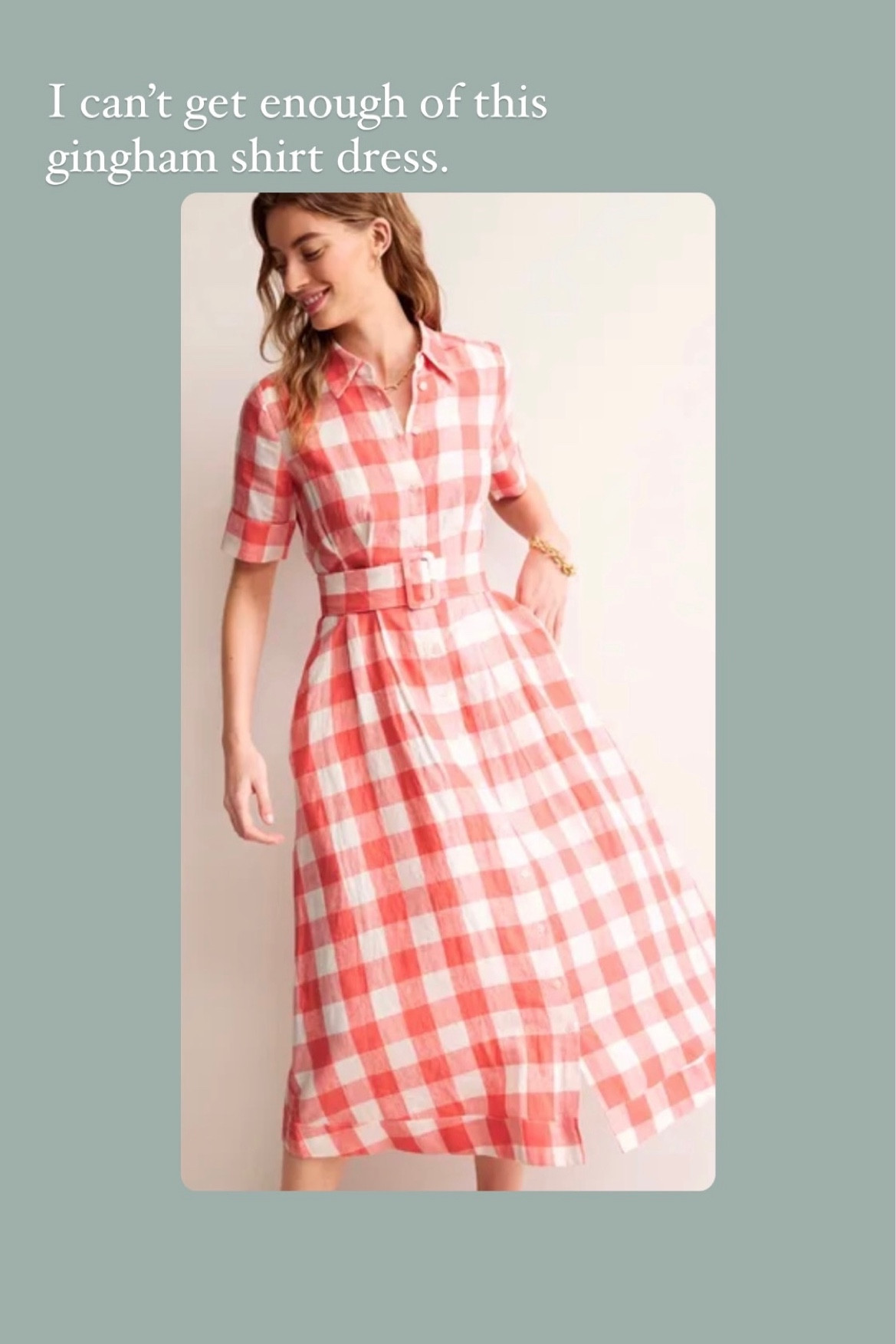 I love this gingham dress for spring and summer. Dress it up or down. 
Spring dress. Summer dress. Easter dress. Classic style. Shirt dress. 

#LTKstyletip #LTKSeasonal