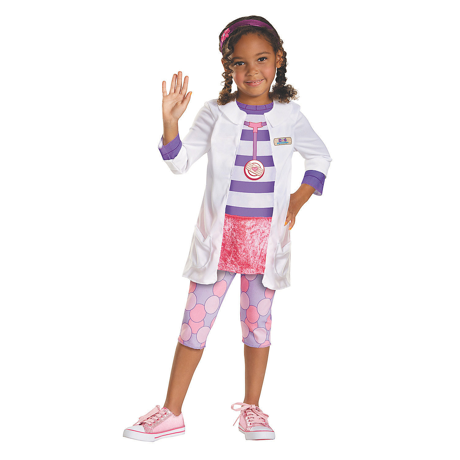 Disguise Girls' Doc McStuffins Classic Costume - Size 4-6x - Walmart.com | Walmart (US)