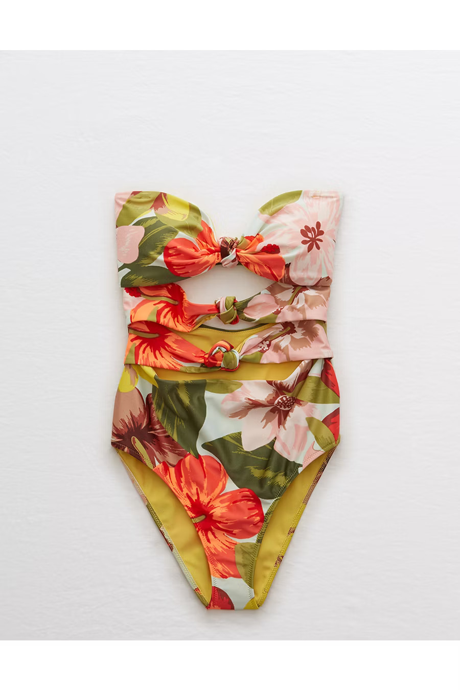 Aerie Triple Knot One Piece Swimsuit | American Eagle Outfitters (US & CA)
