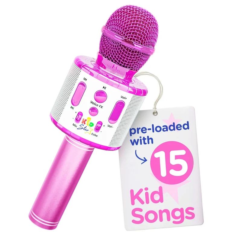 Move2Play, Kids Star Karaoke | Kids Microphone | Includes Bluetooth & 15 Pre-Loaded Nursery Rhyme... | Walmart (US)