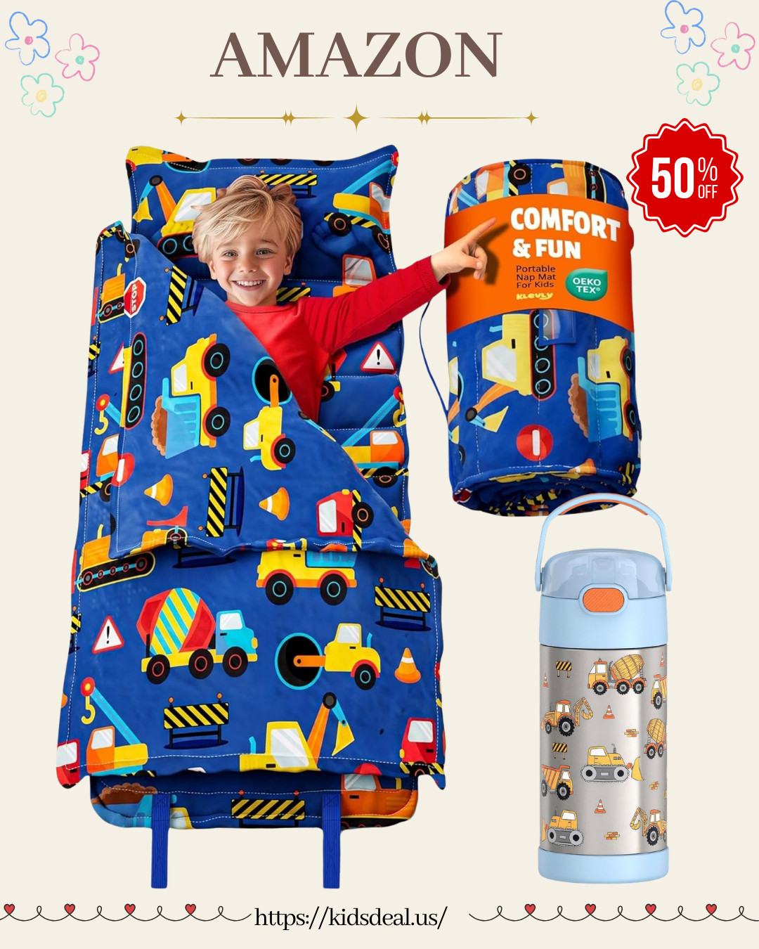 🎒📚 Back-to-School Essentials ✨🍎

Everything your little one needs for the new school year! 💕

😴 Cozy toddler sleep mat for nap time
🥤 Stainless steel water bottle with straw
🎒 Perfect for daycare, preschool & kindergarten

Get school-ready with these everyday essentials! 🍎✨

#BackToSchool #SchoolEssentials #ToddlerLife #Preschool #Kindergarten #SleepMat #WaterBottle #LunchGear #MomLife #SchoolShopping #KidsEssentials #BackToSchool2026 #TargetFinds #AmazonFinds #KidsGear

#LTKSaleAlert #LTKTravel #LTKKids