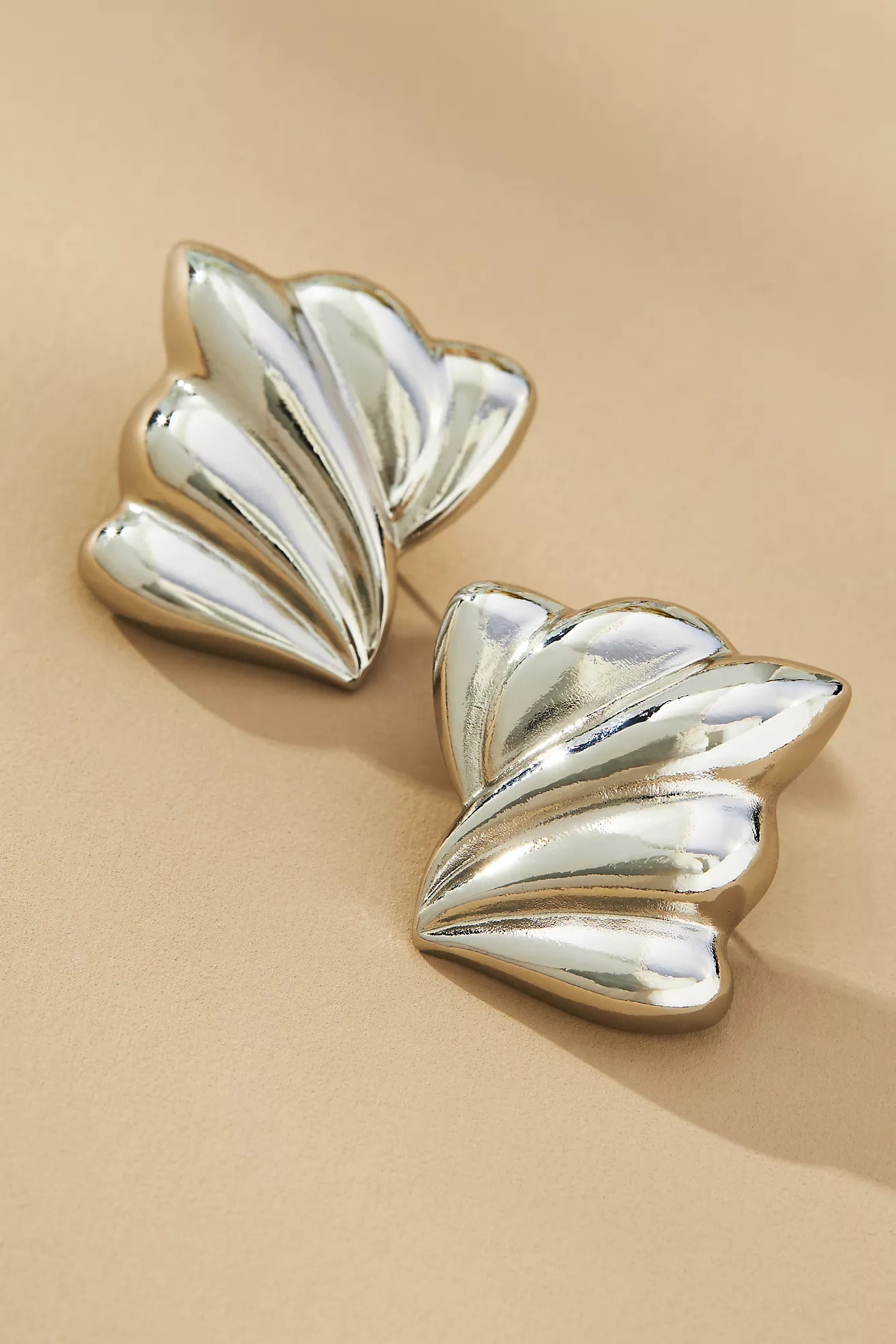 By Anthropologie Regal Metal Post Earrings | Anthropologie (US)