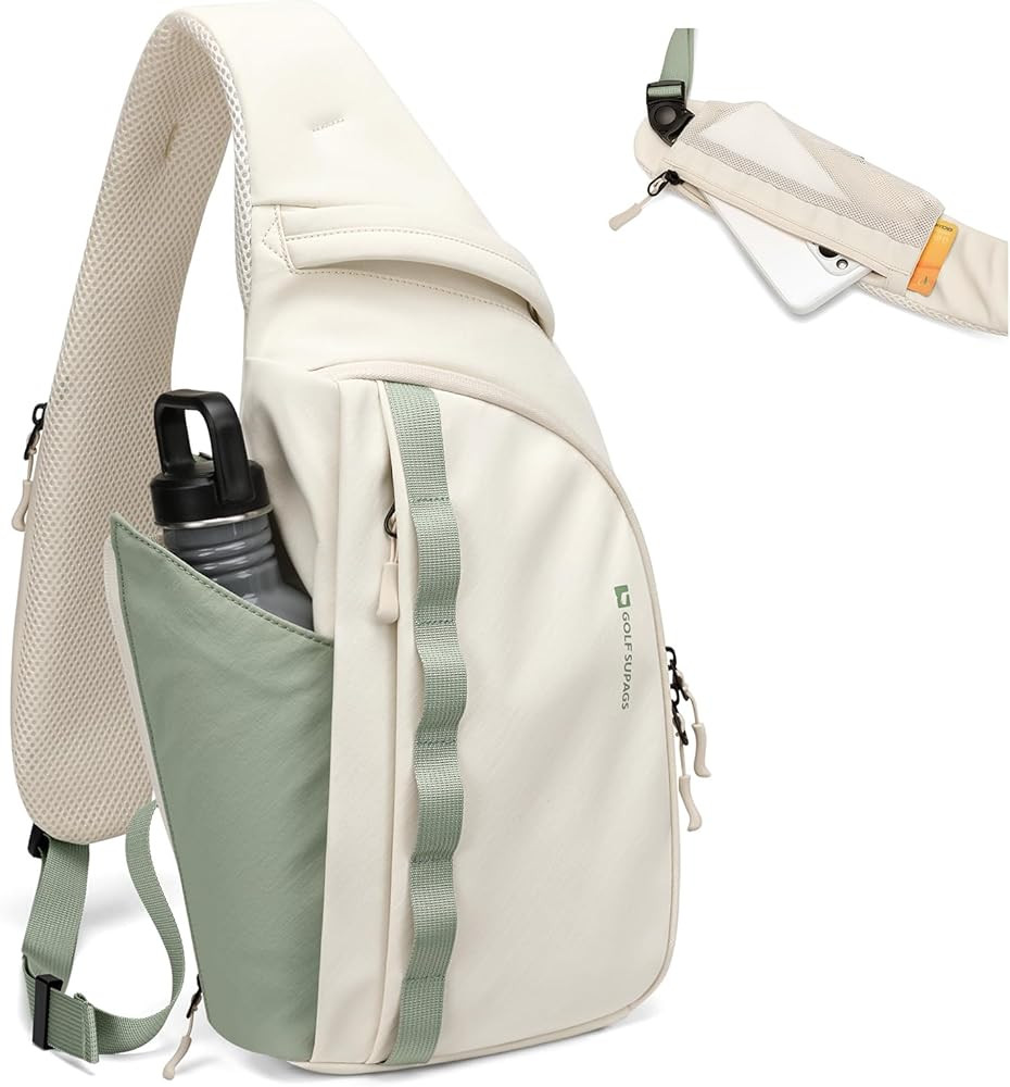 GOLF SUPAGS Sling Crossbody Bag for Men Women Tactical Shoulder Daypack Anti-Theft Cross Body Che... | Amazon (US)